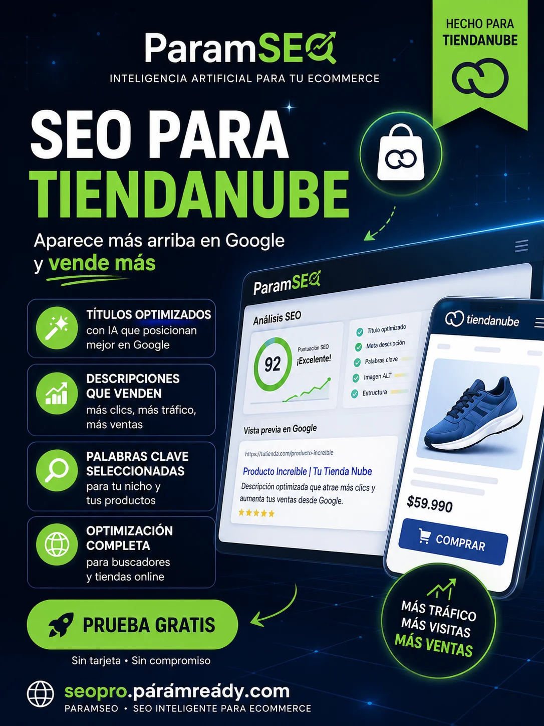 SEO Tiendanube con paramSEO