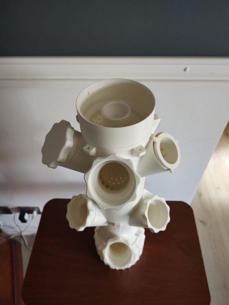 Torre de cultivo hidropónico