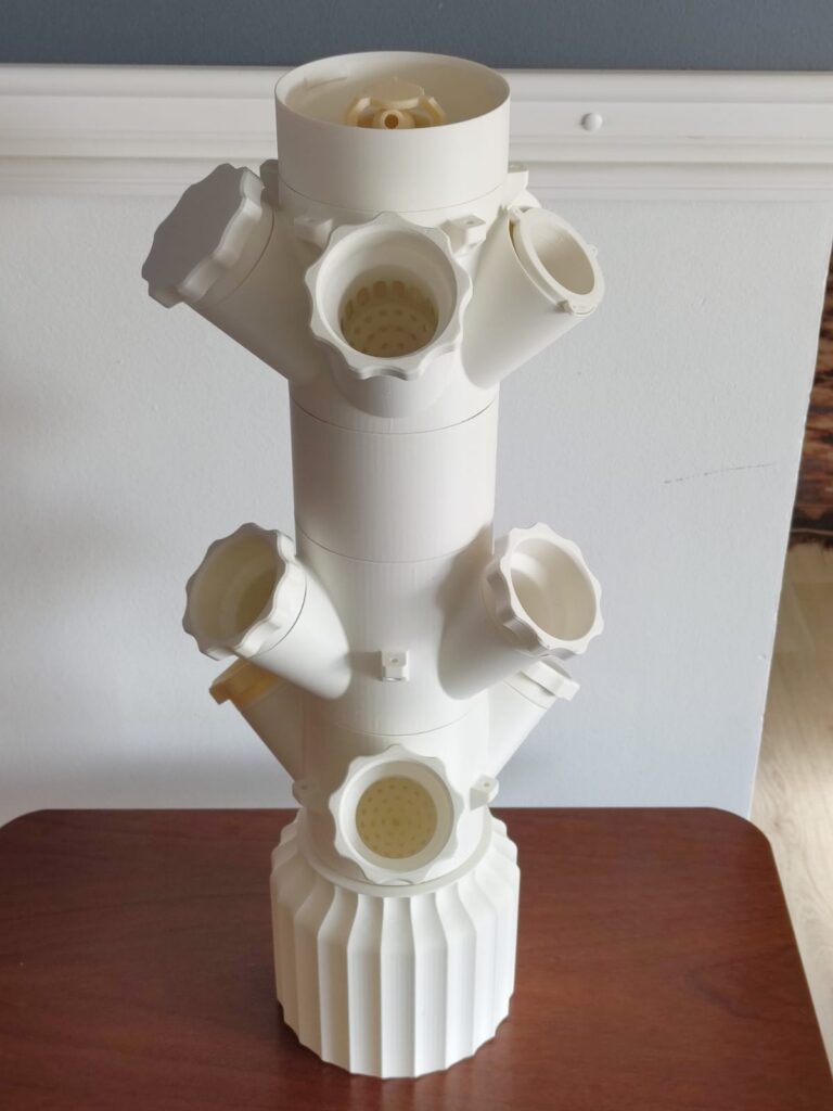 Torre de cultivo hidropónico